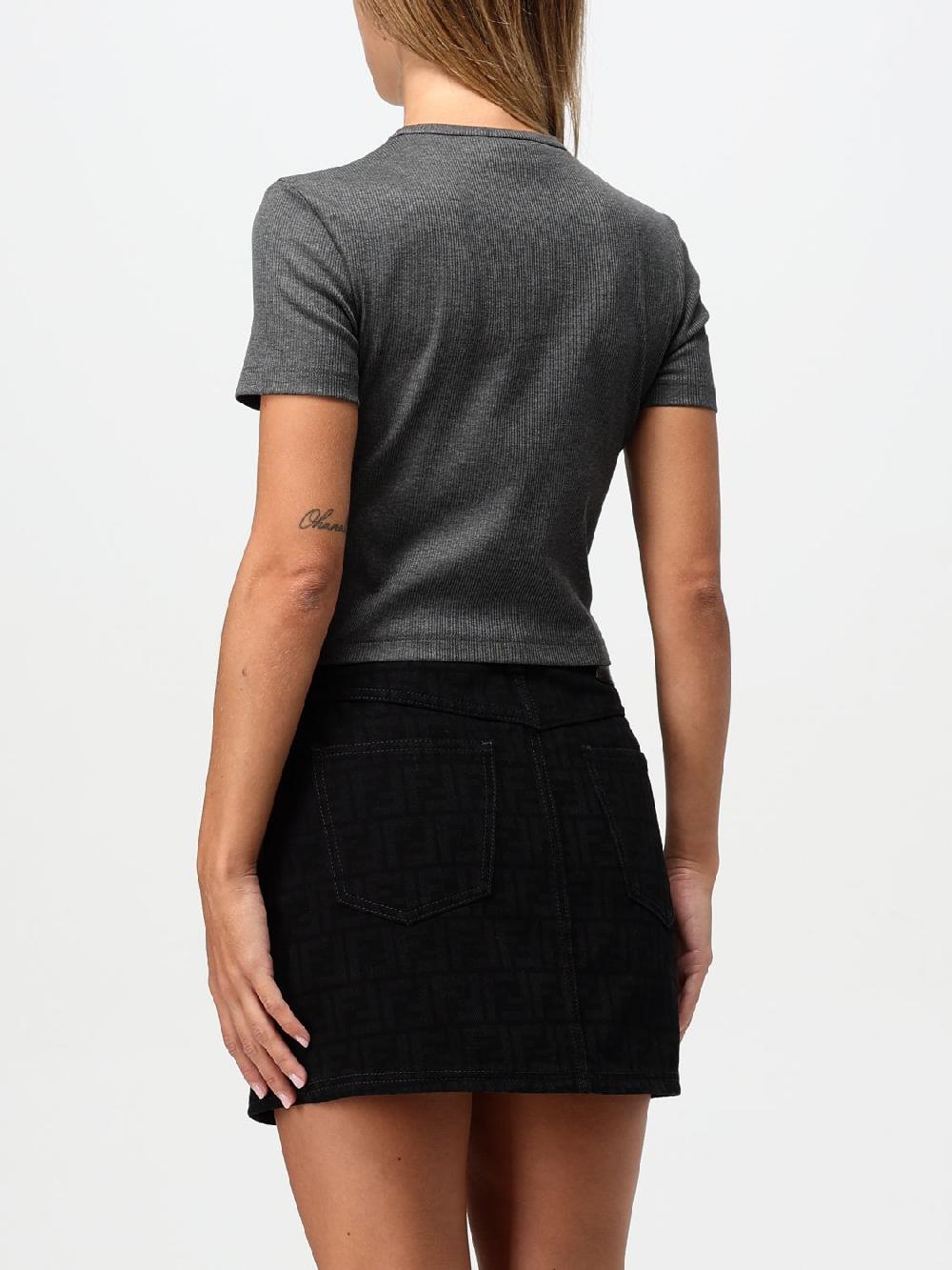 Giglio T-shirt Fendi In Cotone Stretch