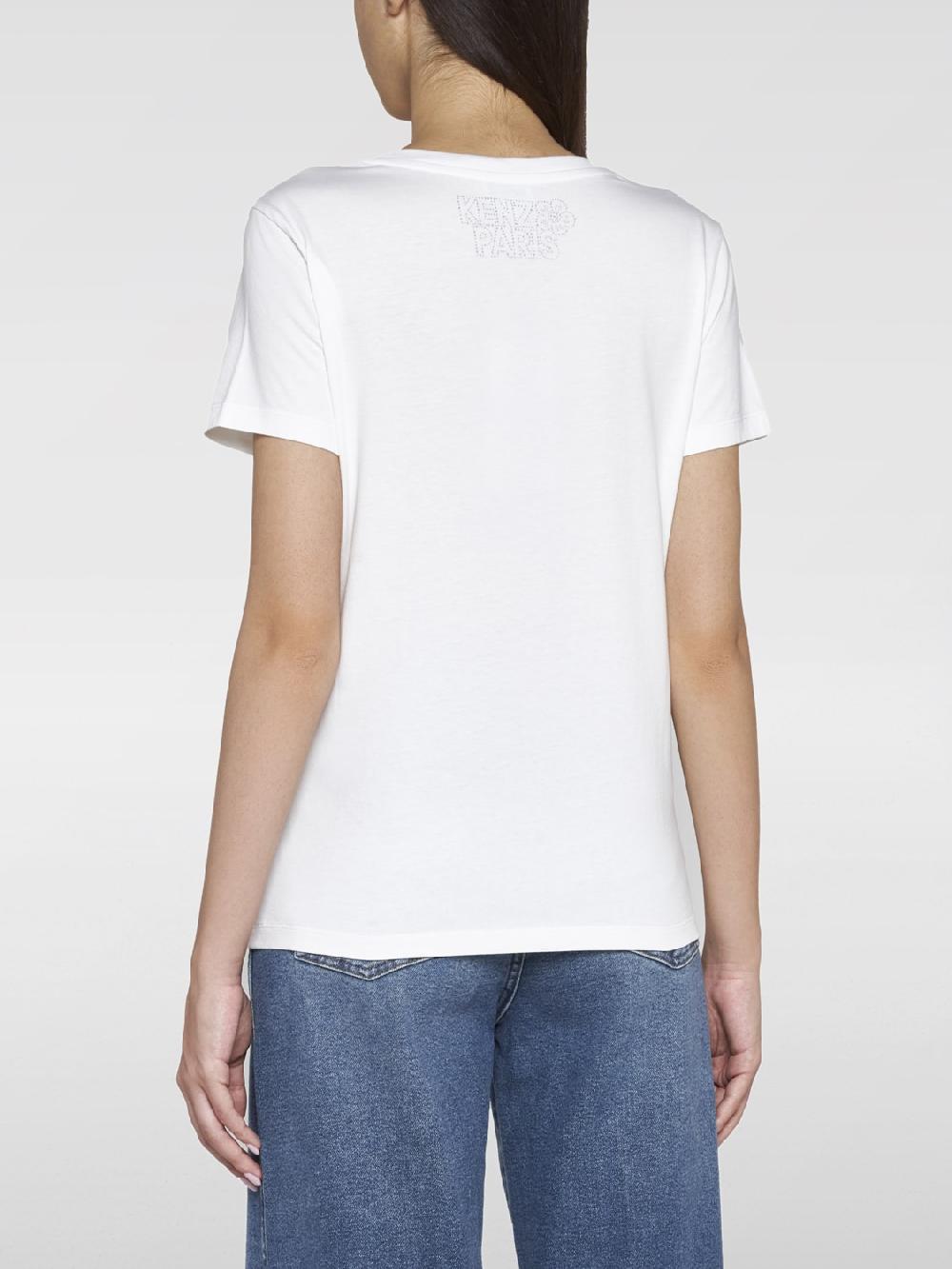 Giglio T-shirt Fiore Kenzo In Cotone