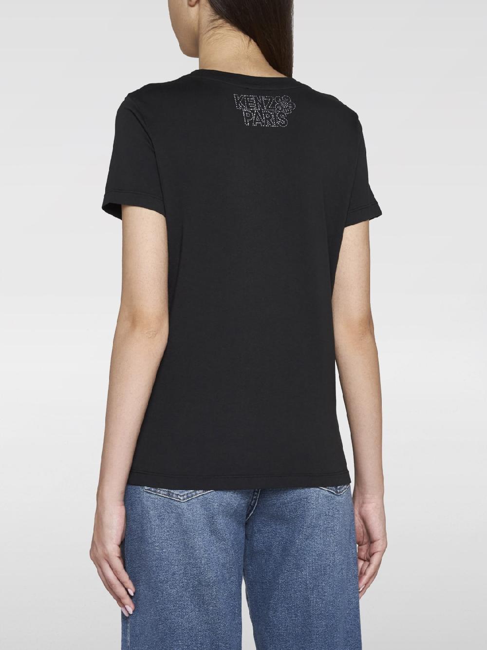 Giglio T-shirt Fiore Kenzo In Cotone