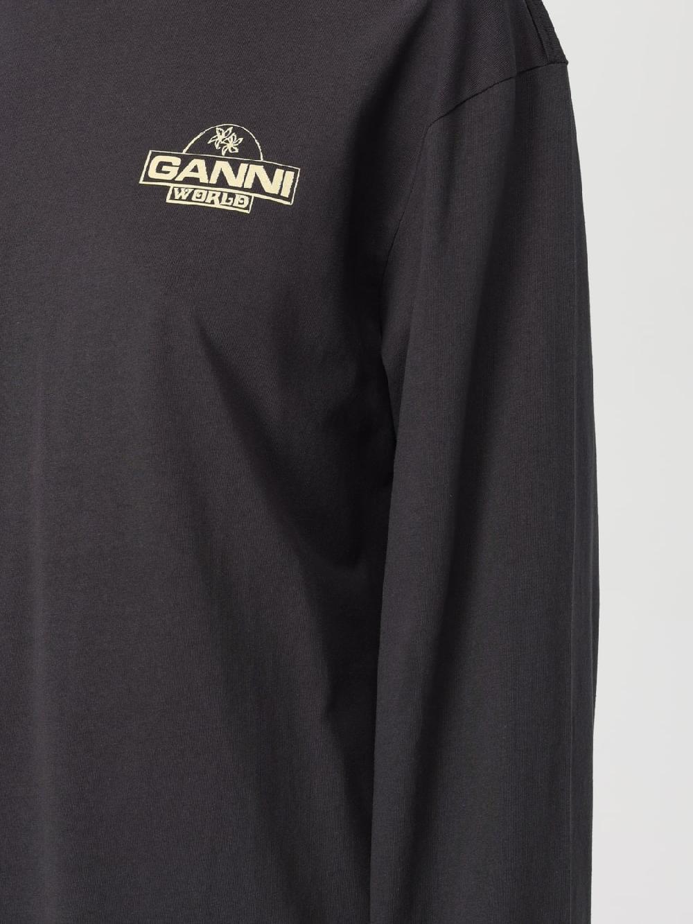 Giglio T-shirt Ganni Con Stampa Posteriore