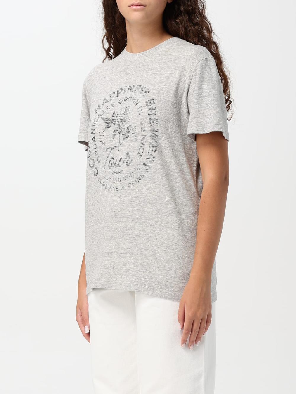 Giglio T-shirt Golden Goose In Cotone Con Logo
