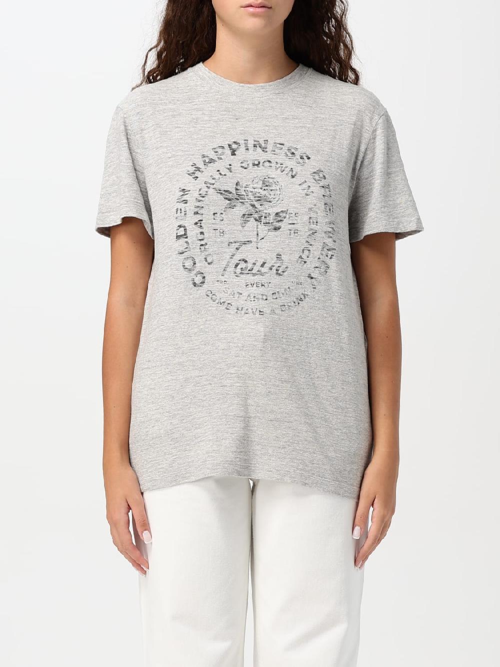 Giglio T-shirt Golden Goose in cotone con logo