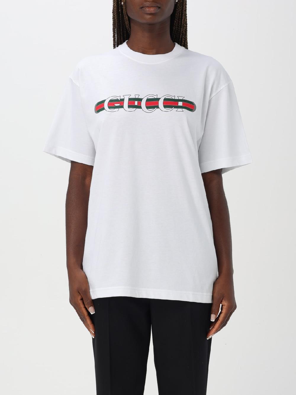 Giglio T-shirt Gucci in cotone con logo