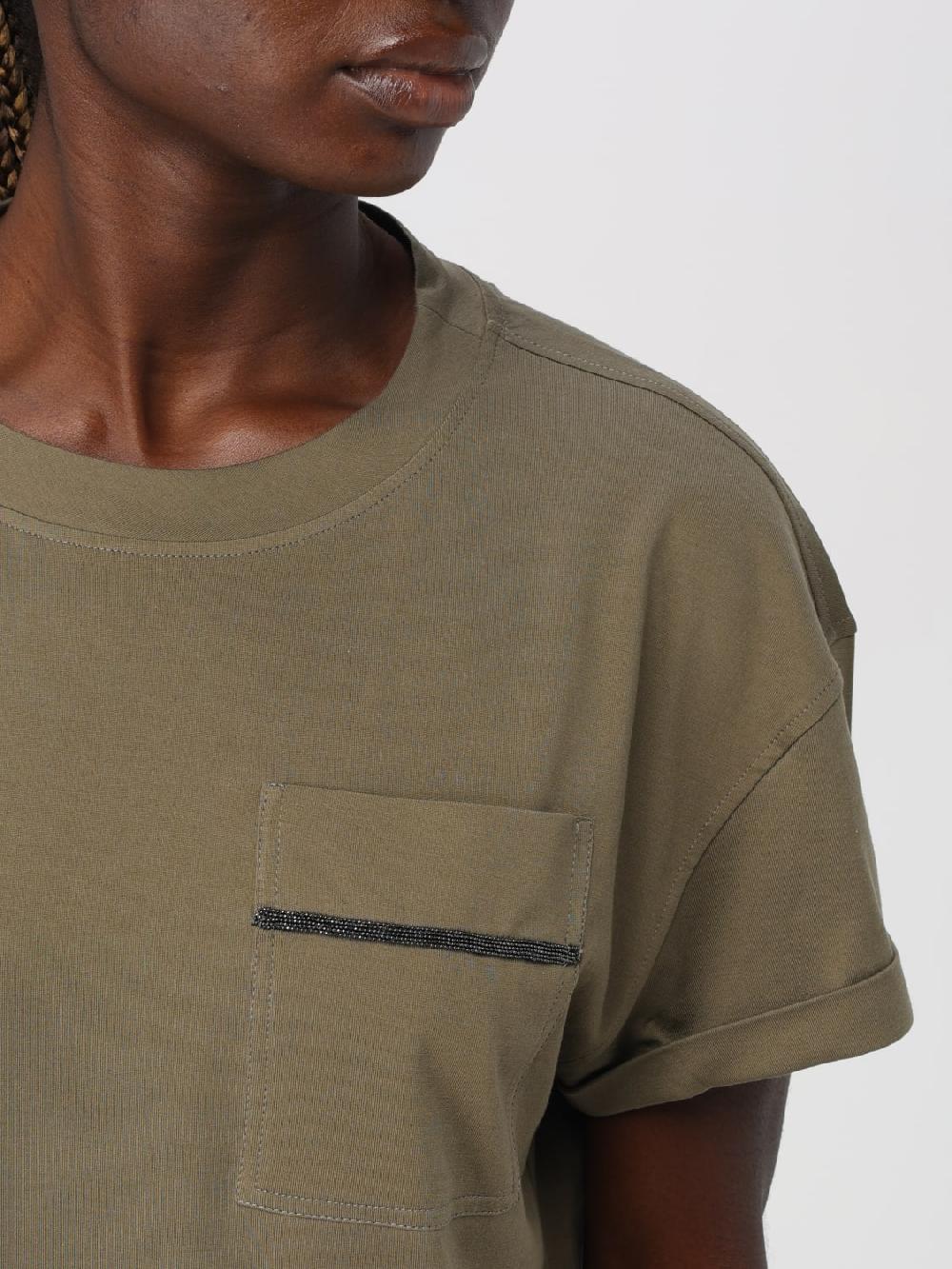 Giglio T-shirt In Cotone Brunello Cucinelli