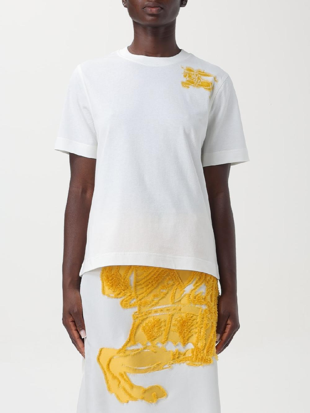 Giglio T-shirt in cotone Burberry con logo