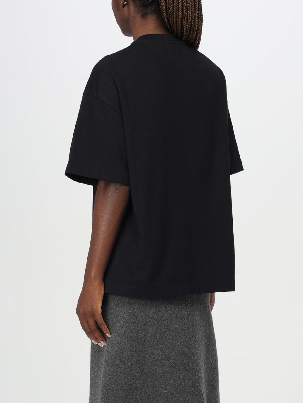 Giglio T-shirt In Cotone Con Logo Jil Sander