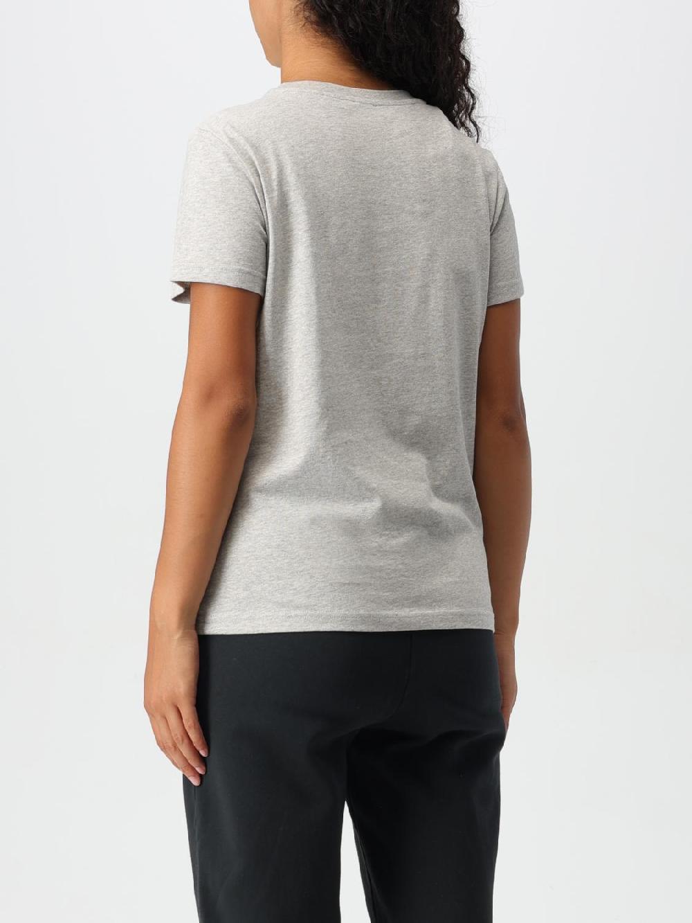 Giglio T-shirt In Cotone Con Logo Love Birds Pinko