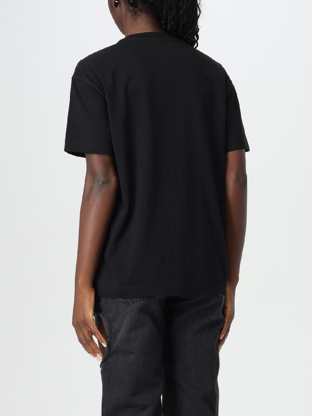 Giglio T-shirt In Cotone Con Logo Off-White