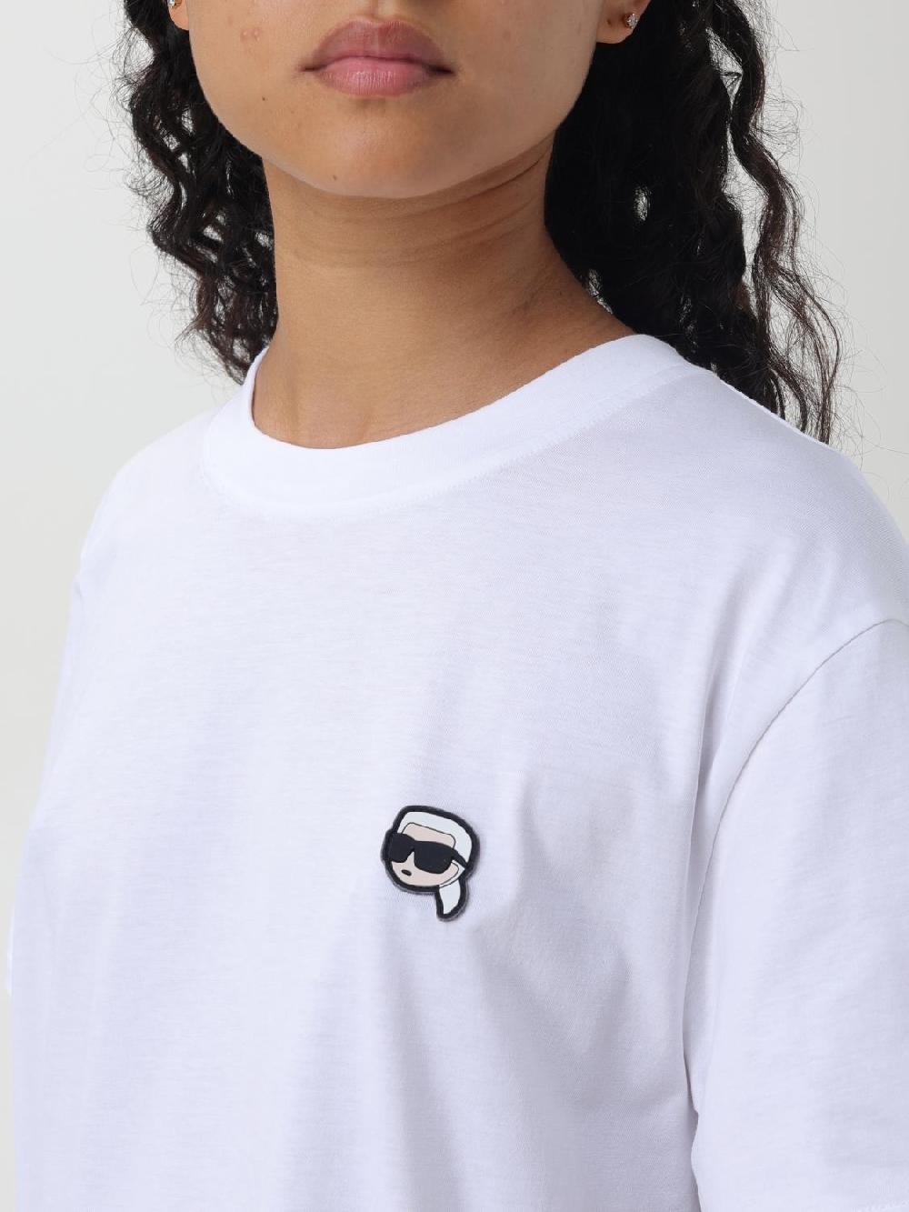 Giglio T-shirt Karl Lagerfeld In Cotone