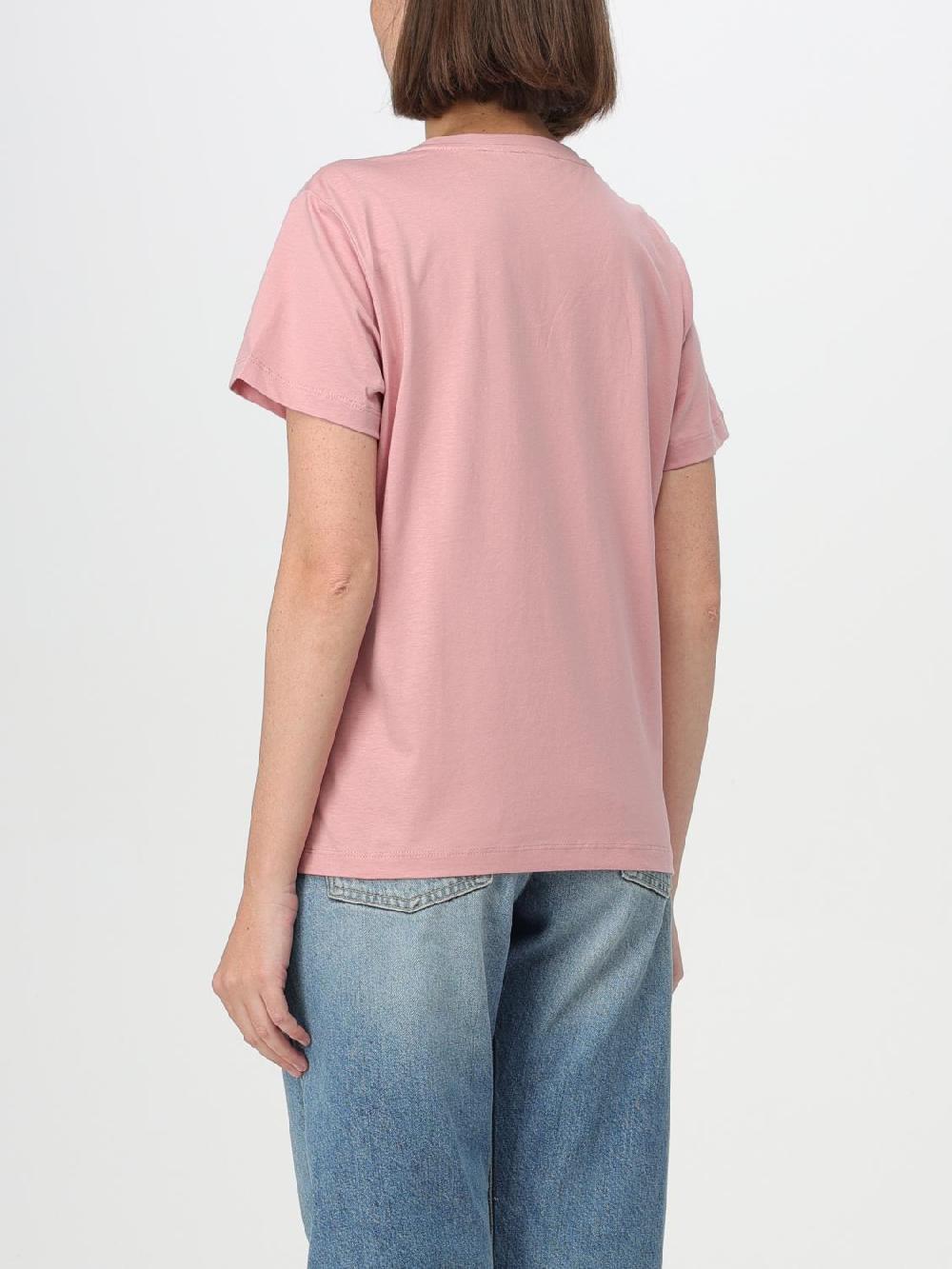 Giglio T-shirt Love Birds Pinko In Cotone