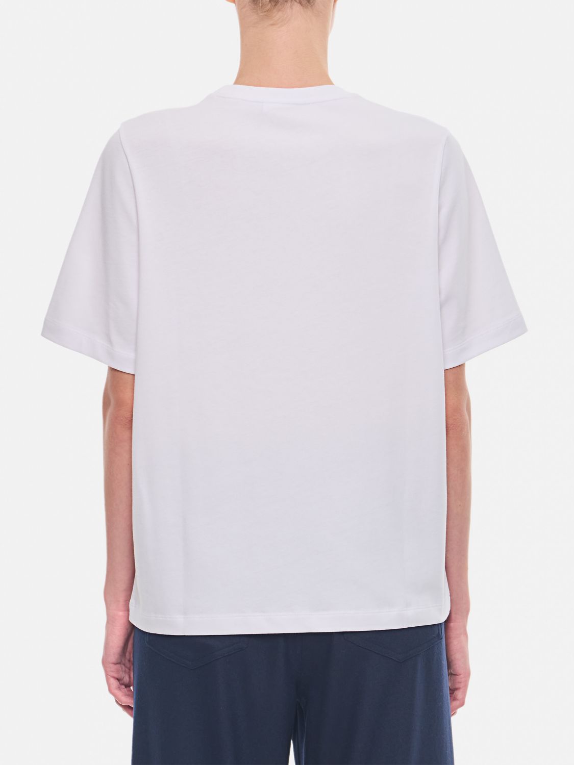 Giglio T-shirt Maison Kitsuné In Cotone Con Logo