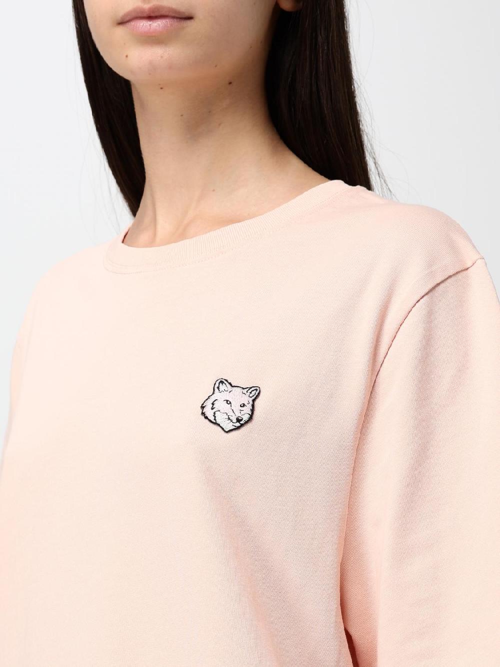 Giglio T-shirt Maison Kitsunè In Cotone Con Logo