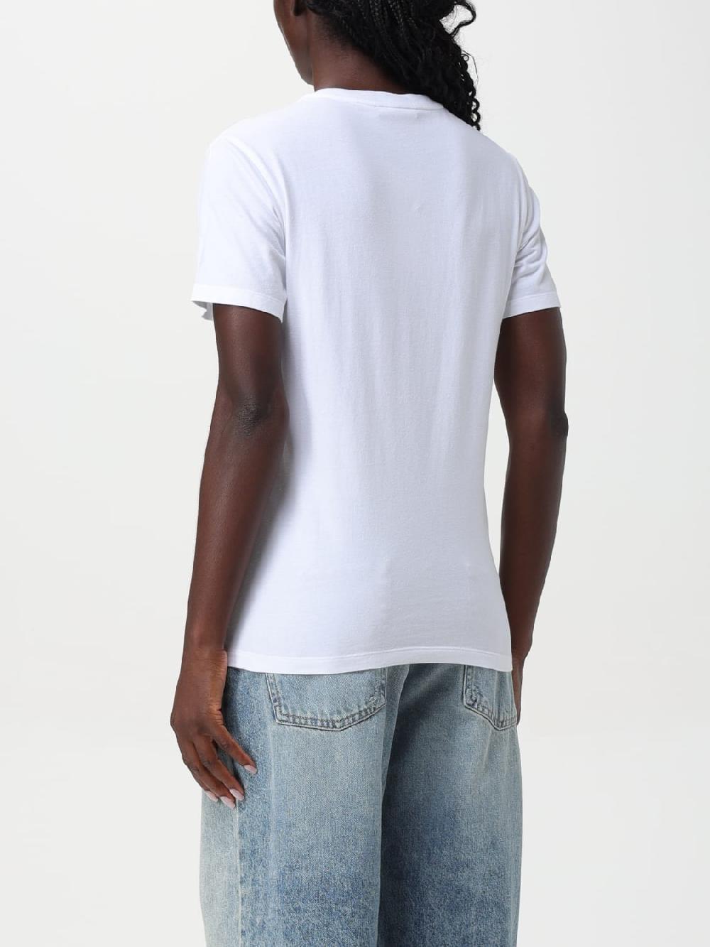 Giglio T-shirt Maison Kitsunè In Cotone Con Logo