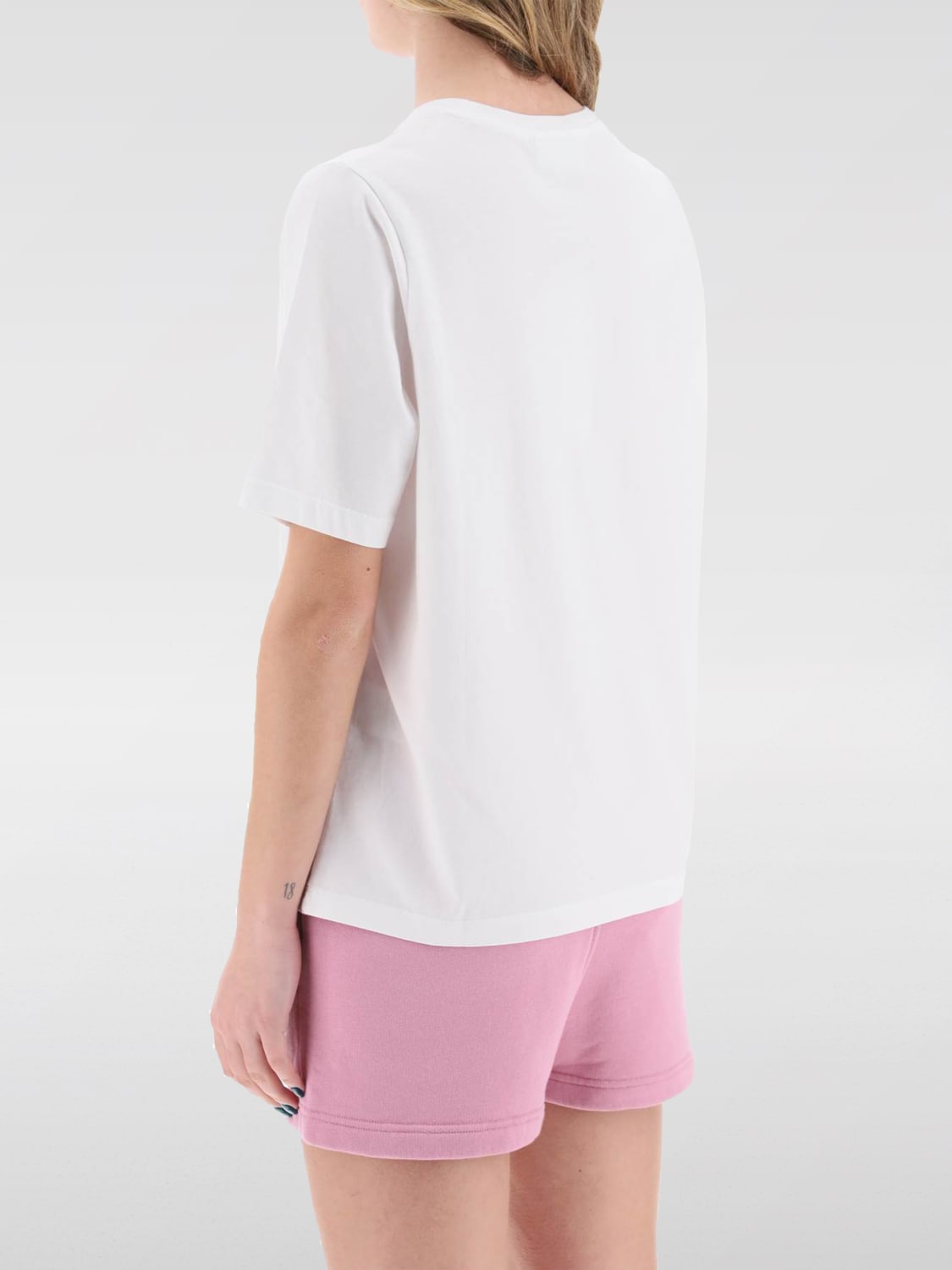 Giglio T-shirt Maison Kitsuné In Cotone Con Logo