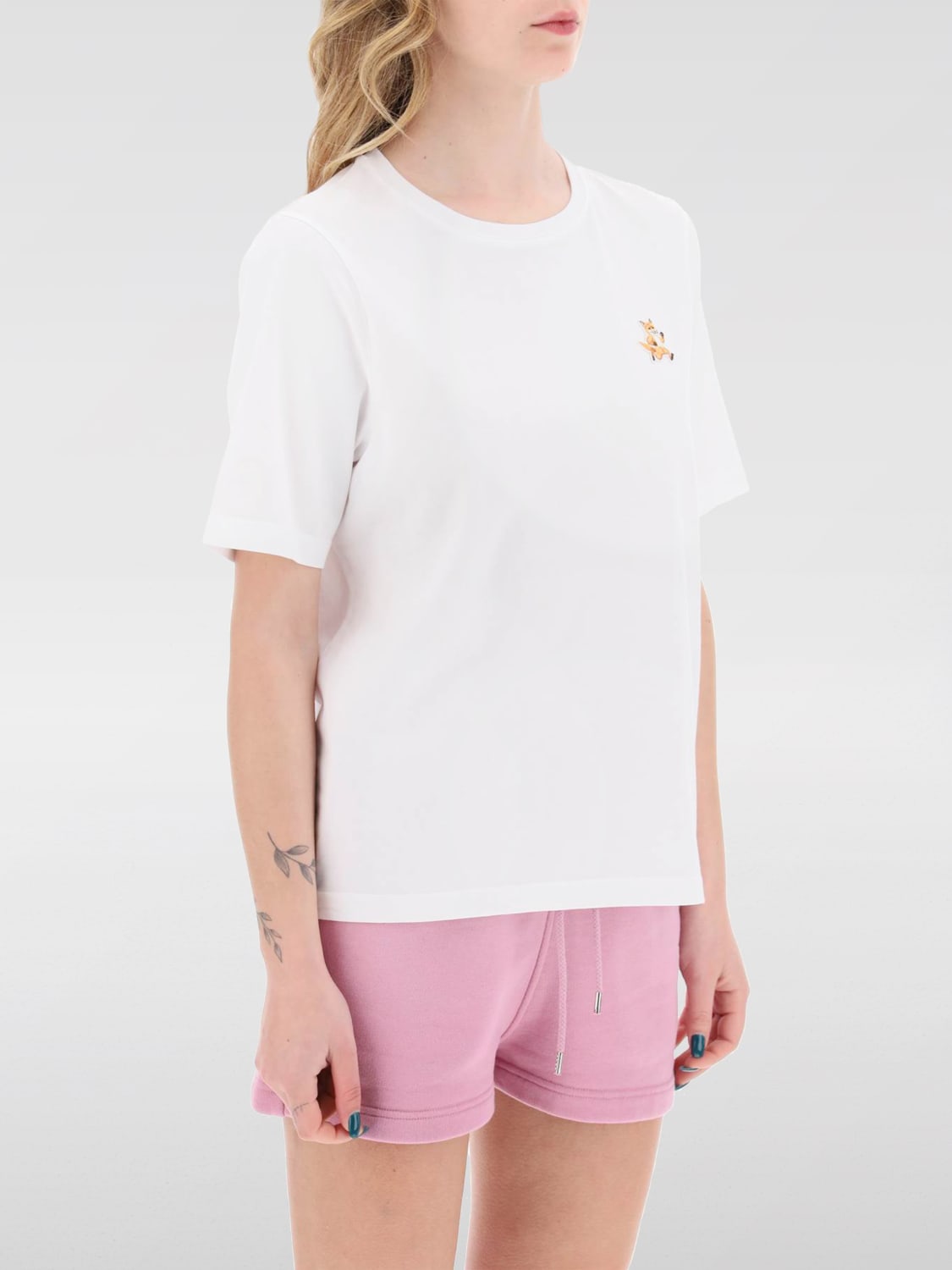 Giglio T-shirt Maison Kitsuné in cotone con logo