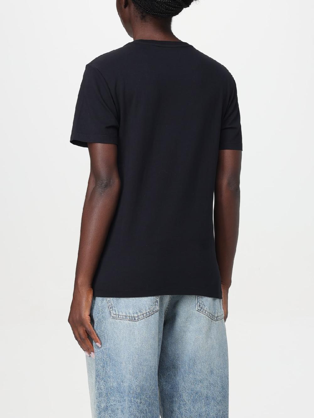 Giglio T-shirt Maison Kitsunè In Cotone Con Logo