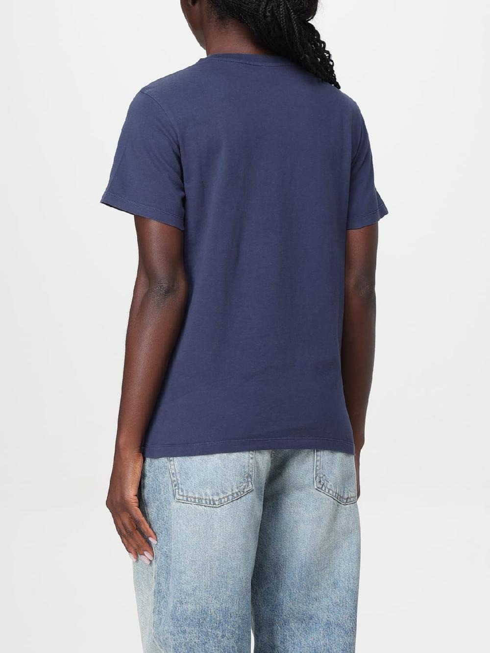 Giglio T-shirt Maison Kitsunè In Cotone Con Logo