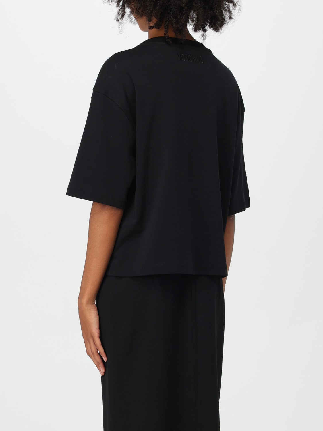 Giglio T-shirt Moschino Couture In Cotone Con Logo