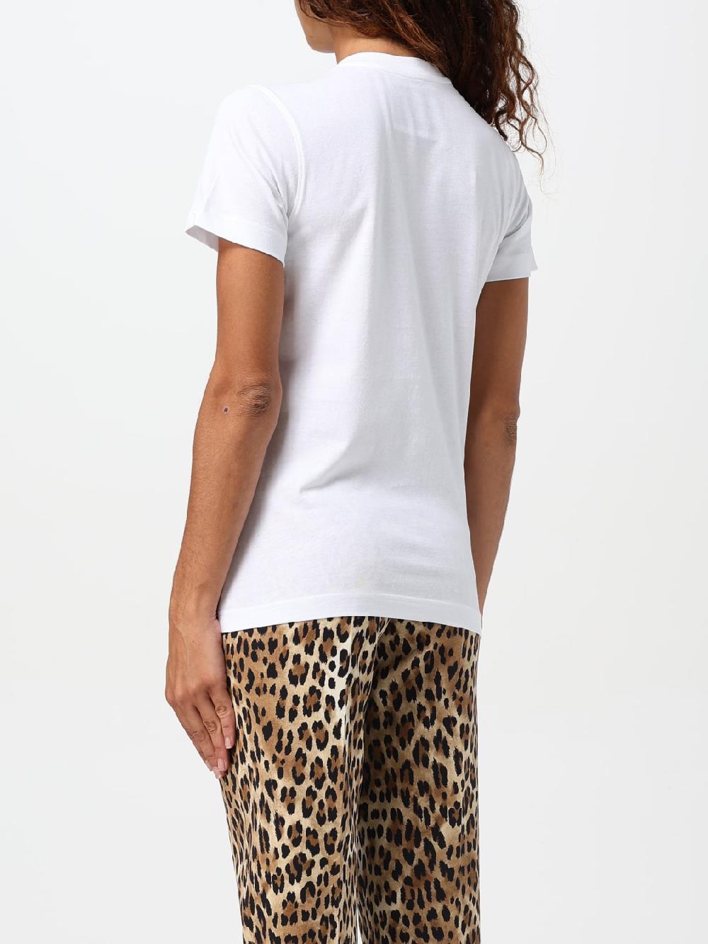 Giglio T-shirt Moschino Couture In Cotone Con Logo