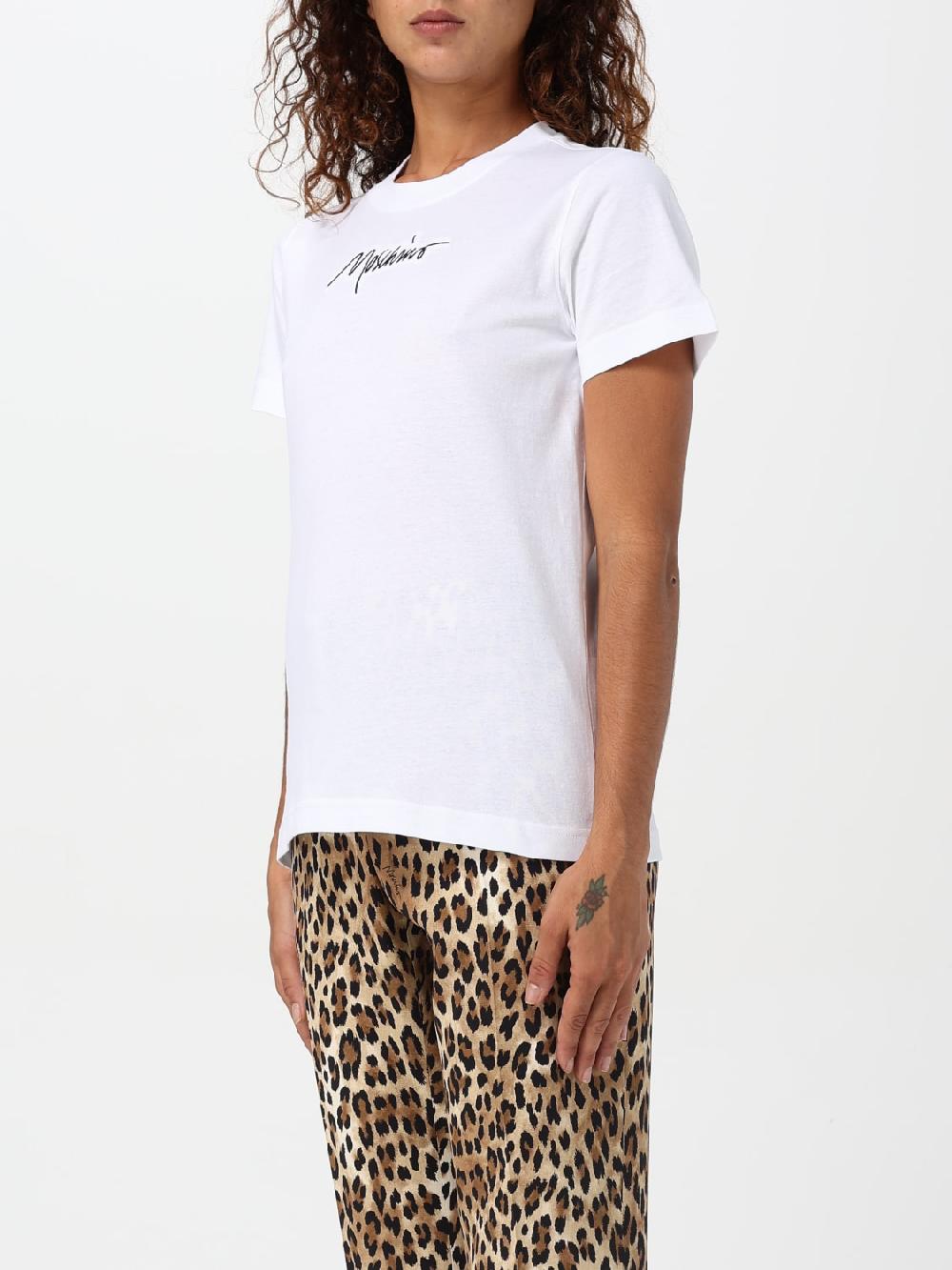 Giglio T-shirt Moschino Couture In Cotone Con Logo