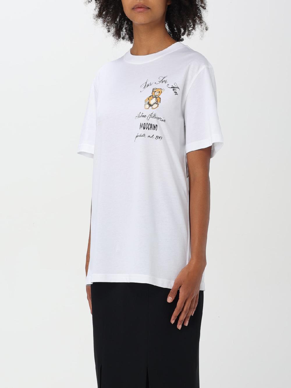 Giglio T-shirt Moschino Couture In Cotone