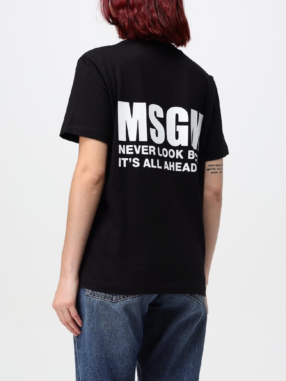 Giglio T-shirt MSGM In Cotone Con Logo