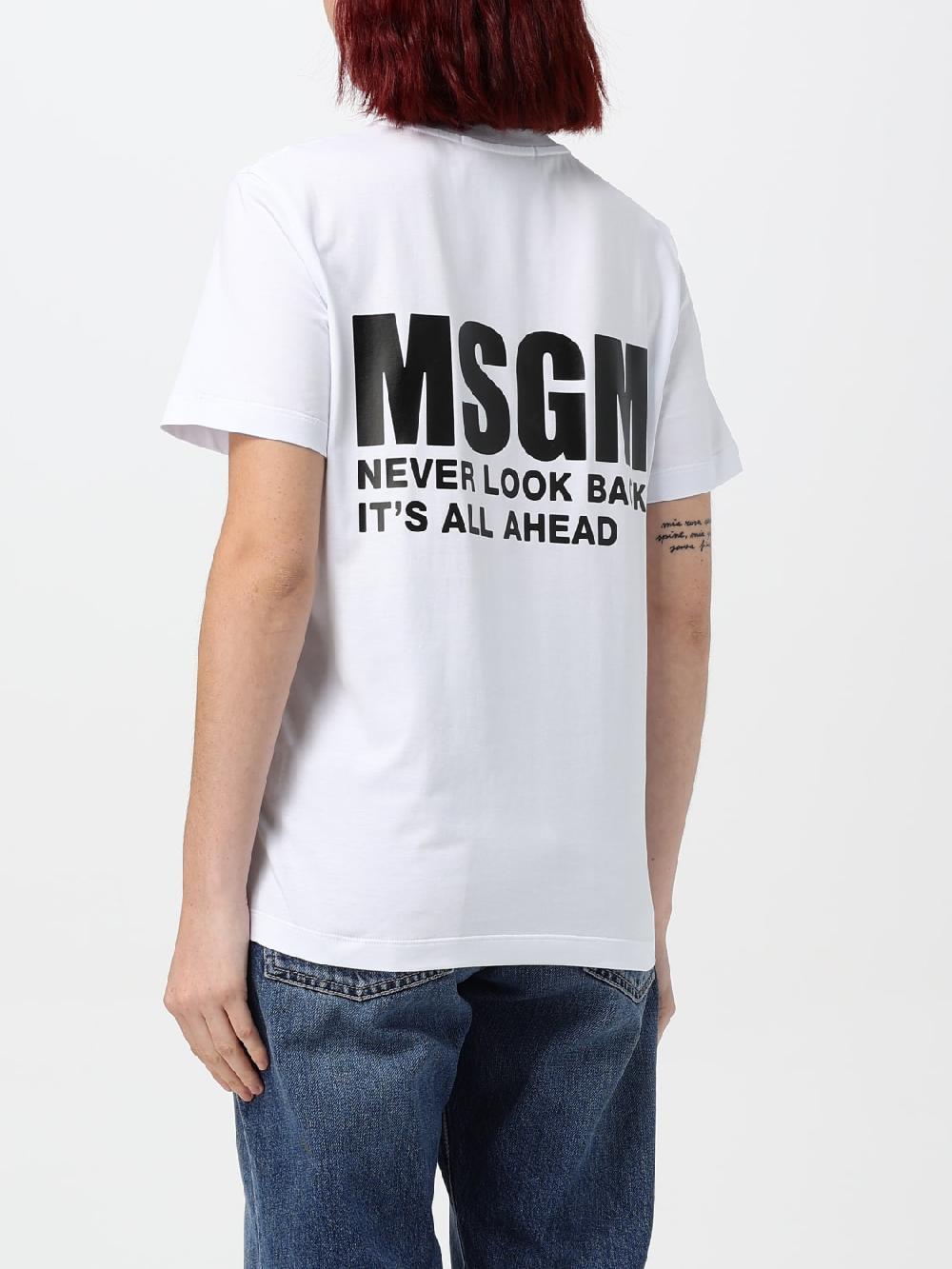 Giglio T-shirt MSGM In Cotone Con Logo