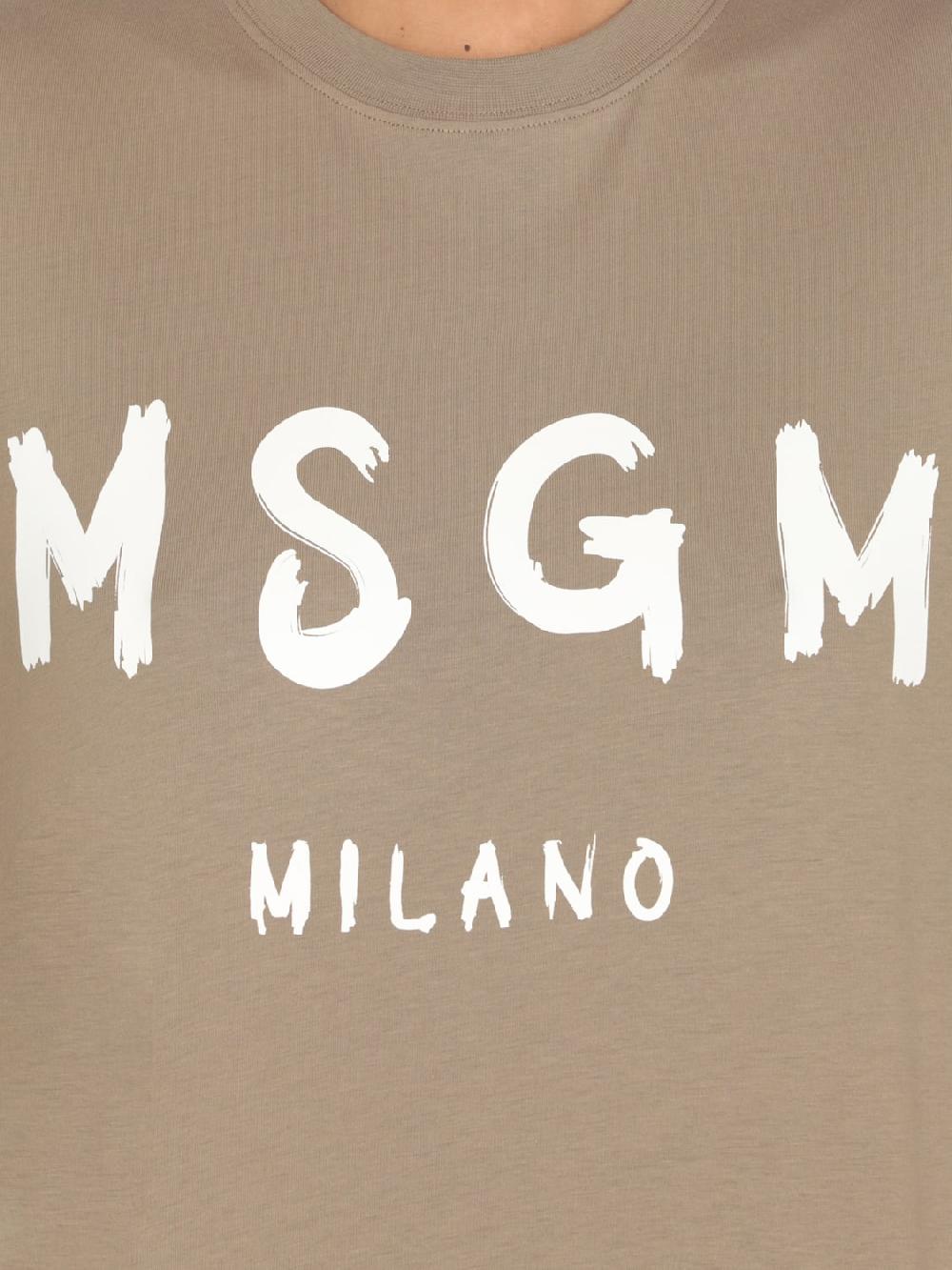 Giglio T-shirt MSGM In Cotone Con Logo