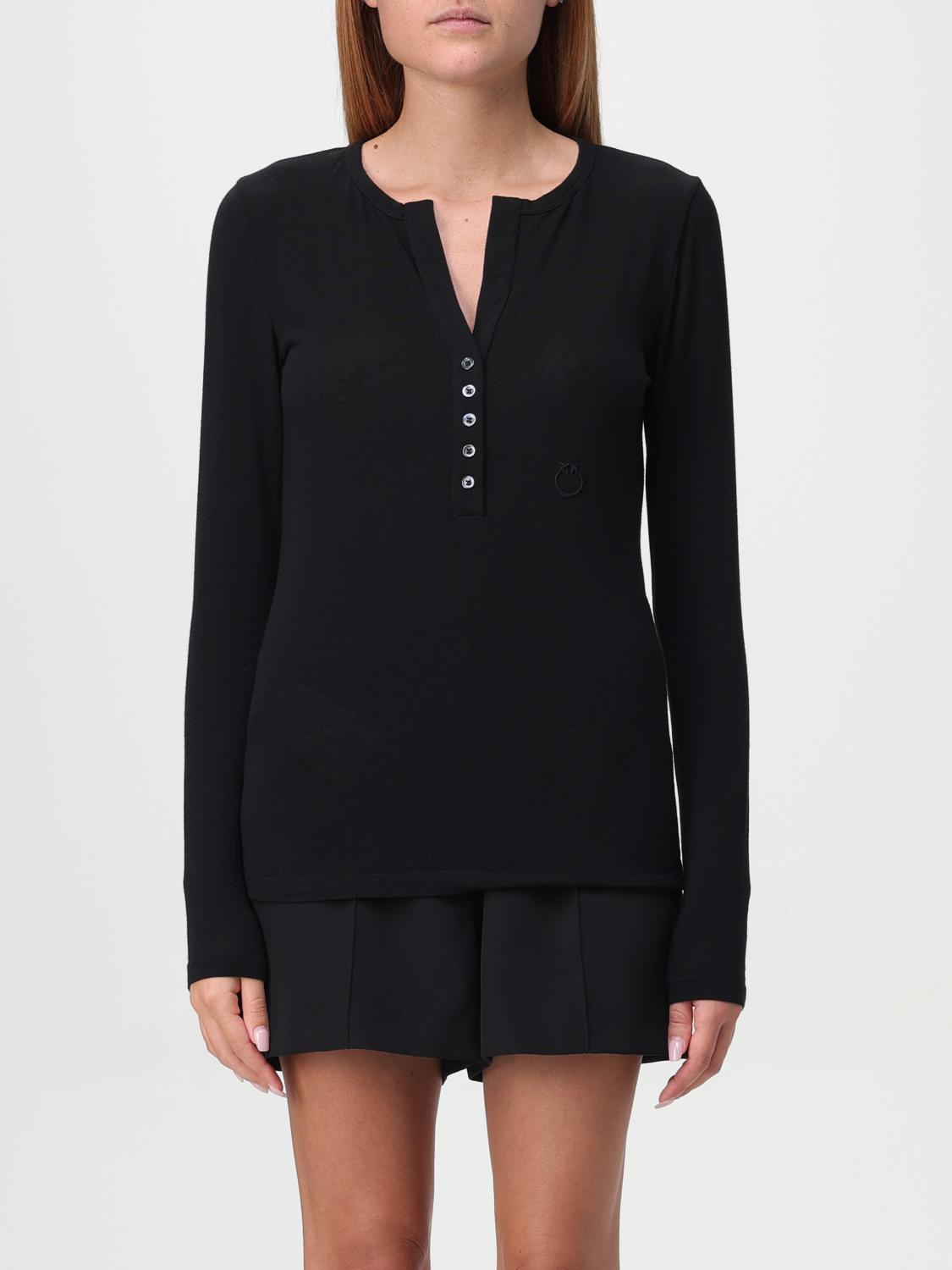 Giglio T-shirt Mulinello Pinko in viscosa stretch