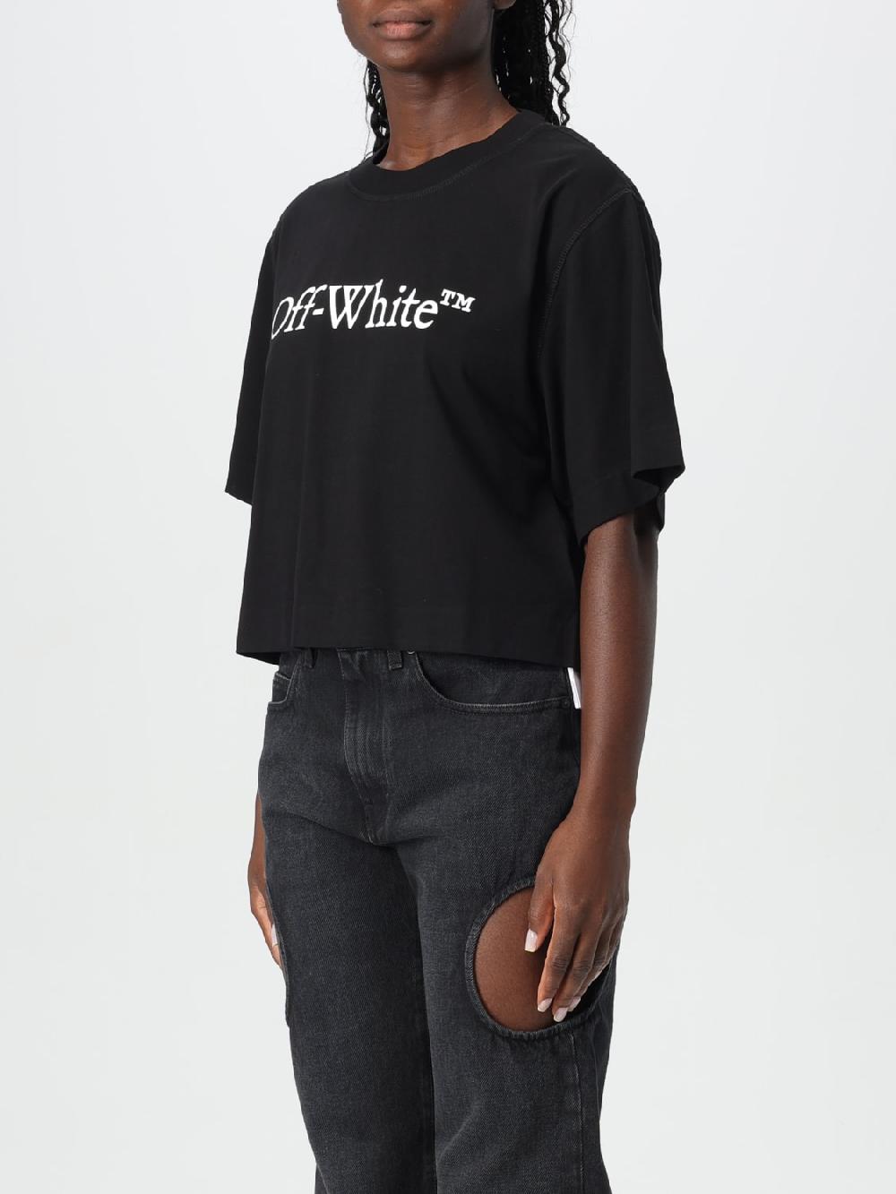 Giglio T-shirt Off-White In Cotone Con Logo