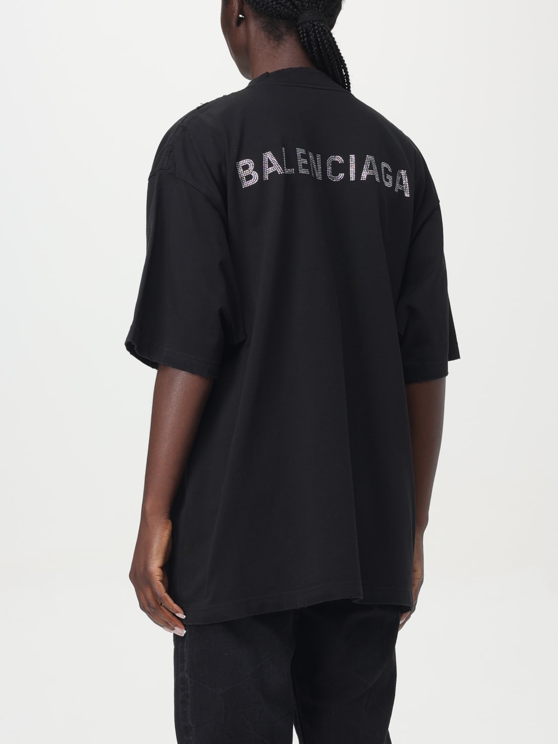 Giglio T-shirt Oversize Balenciaga Di Cotone