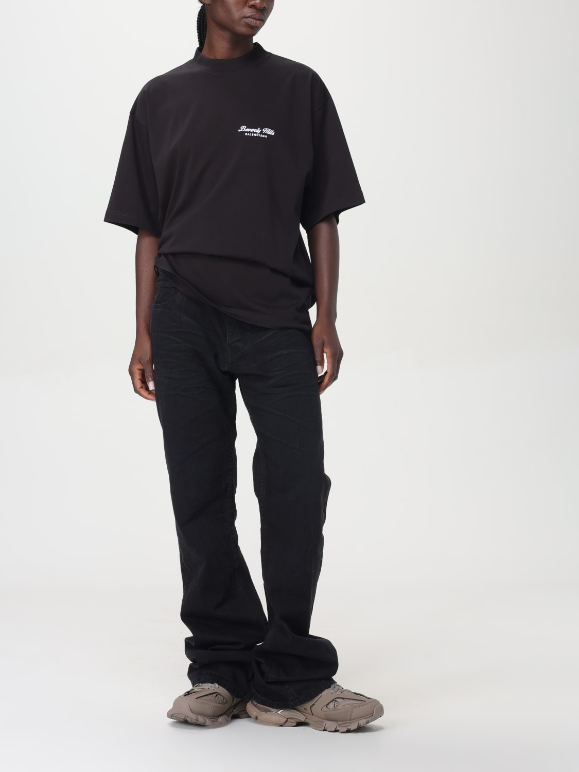 Giglio T-shirt Oversize Balenciaga Di Cotone