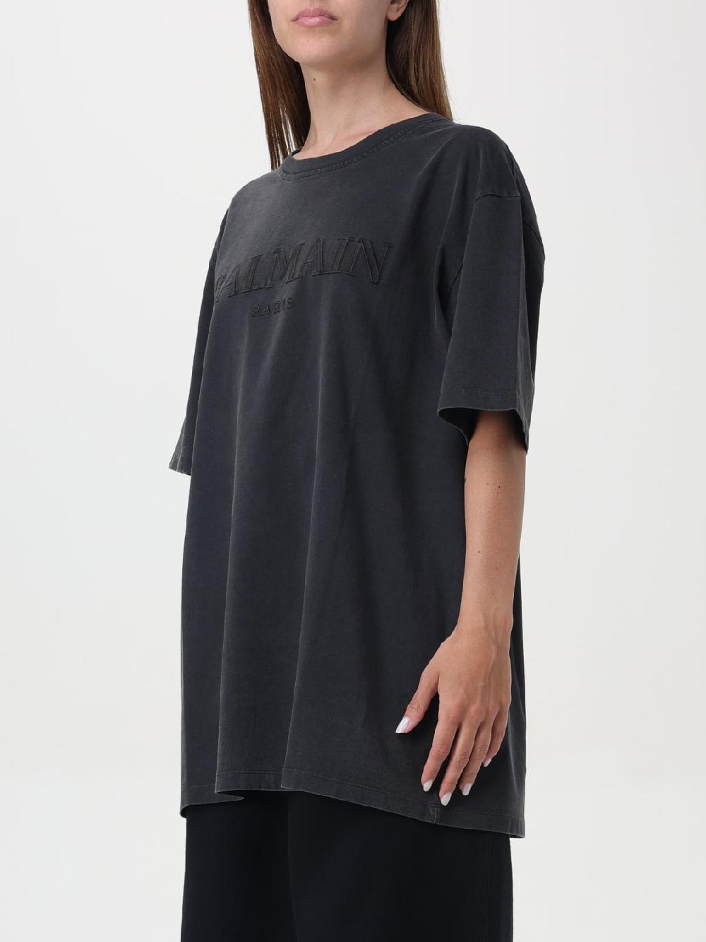 Giglio T-shirt Oversize Con Logo Balmain