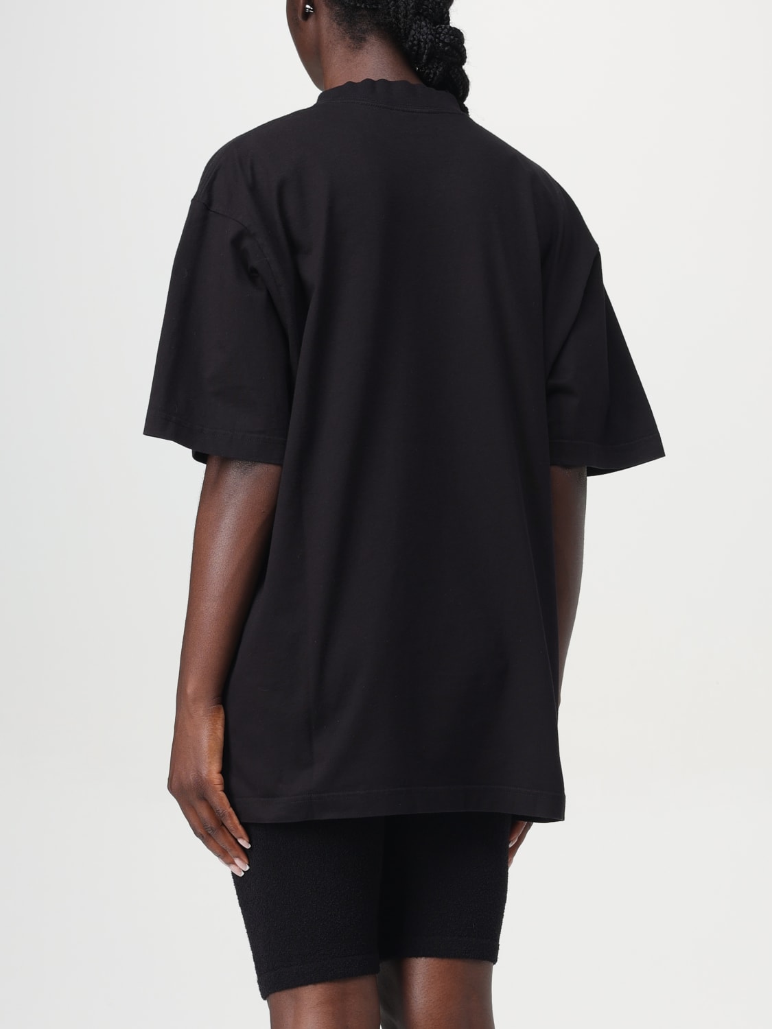 Giglio T-shirt Oversize Con Mini Logo Balenciaga
