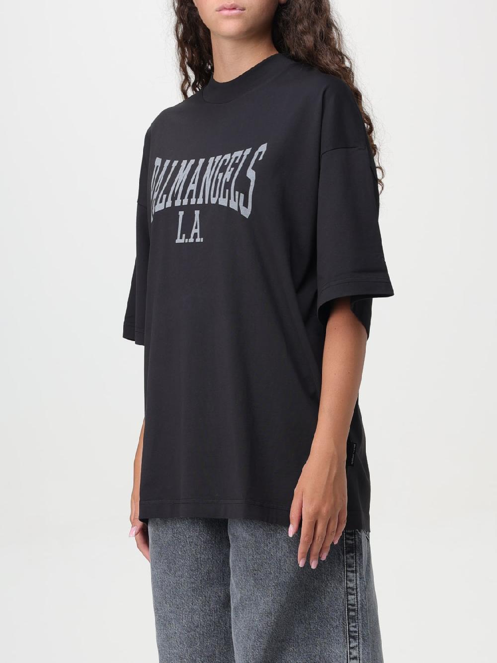 Giglio T-shirt Palm Angels In Cotone
