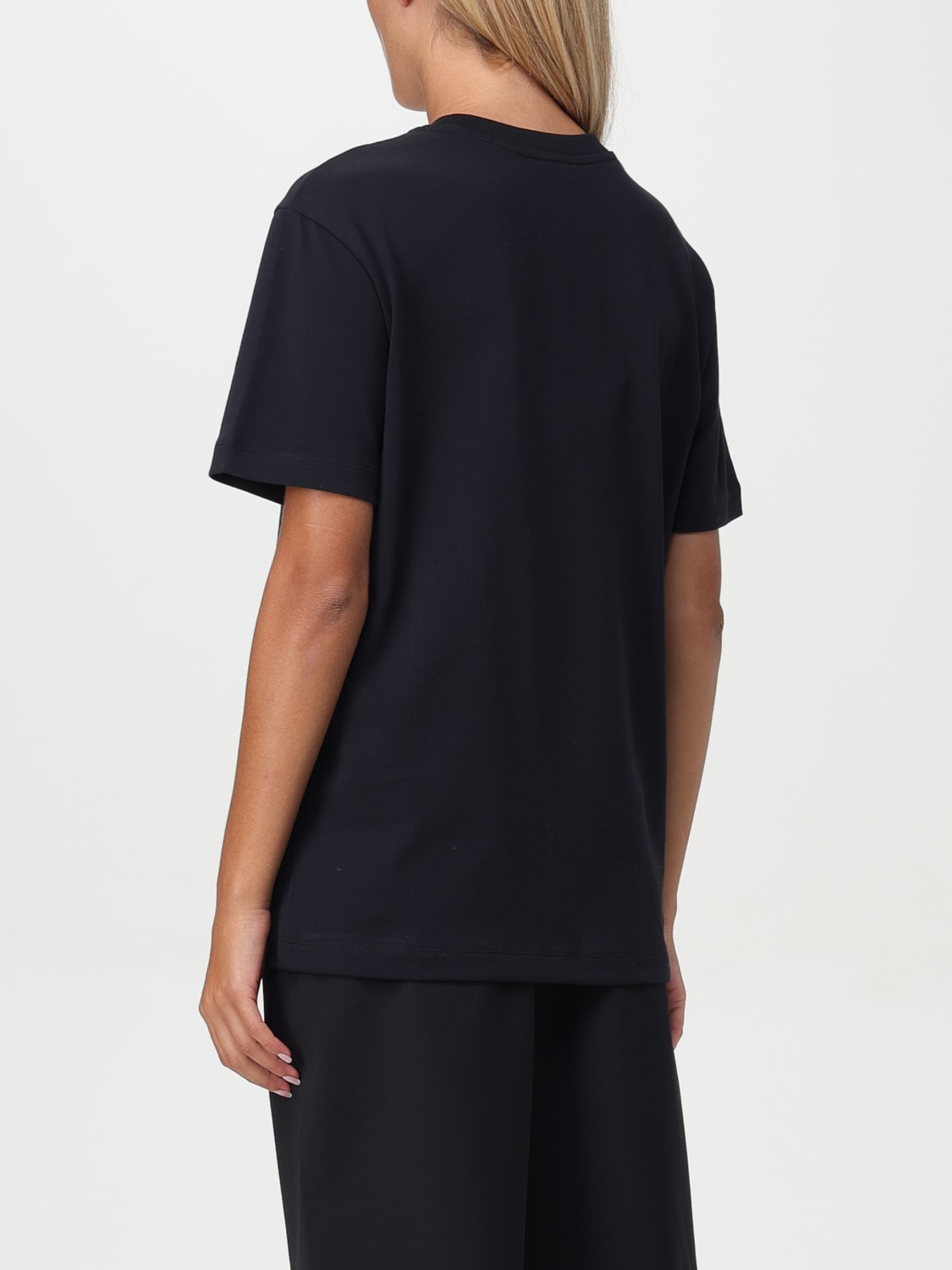 Giglio T-shirt Patou In Cotone Con Logo Strass