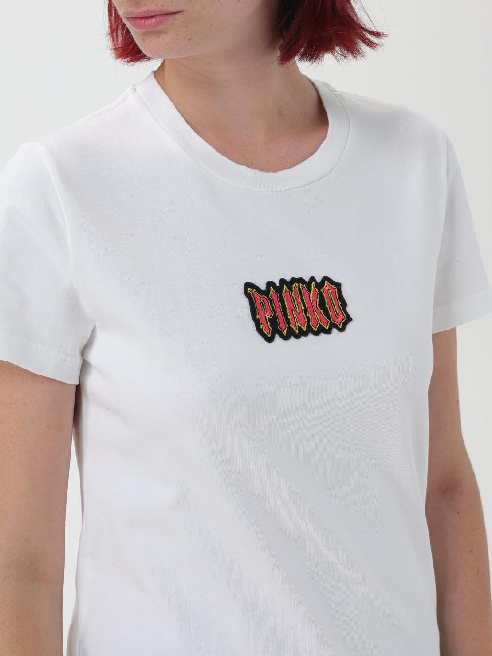 Giglio T-shirt Pinko In Cotone Con Logo