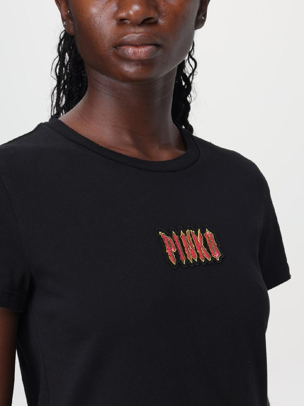 Giglio T-shirt Pinko In Cotone Con Logo