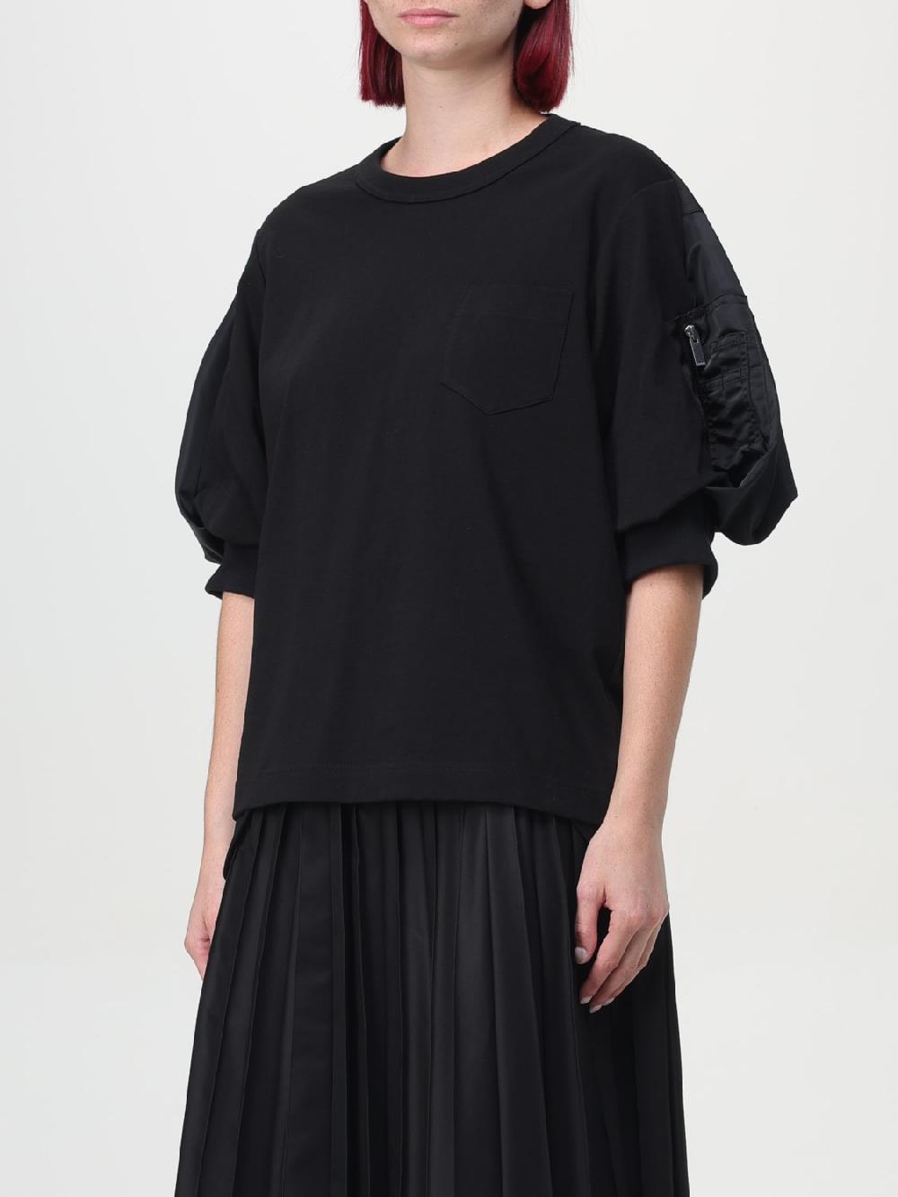 Giglio T-shirt Sacai In Cotone E Nylon