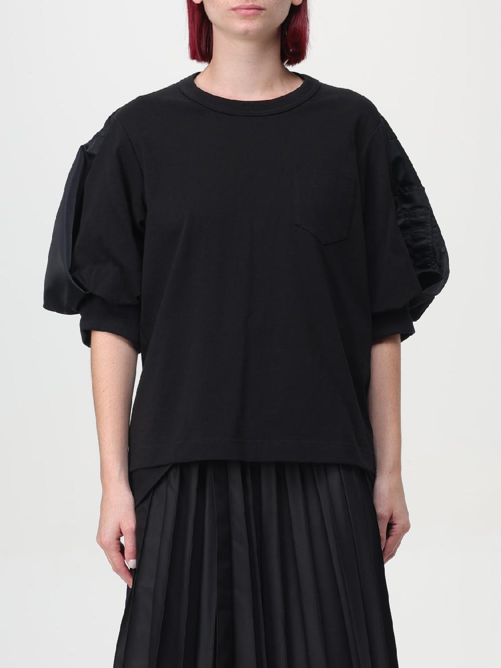 Giglio T-shirt Sacai in cotone e nylon