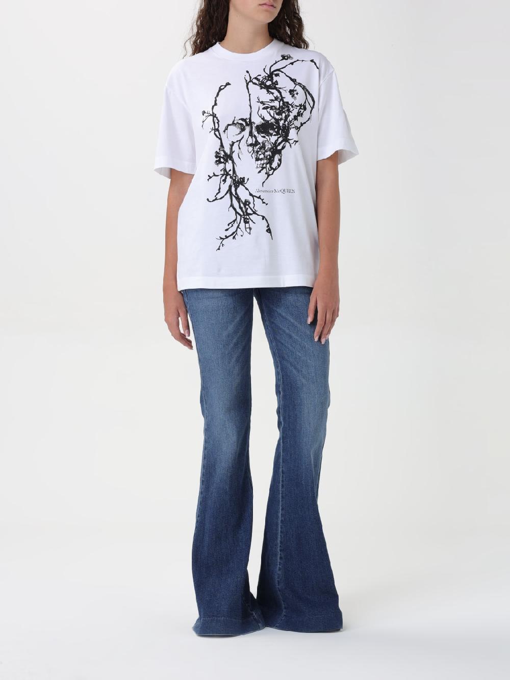 Giglio T-shirt Skull Alexander McQueen
