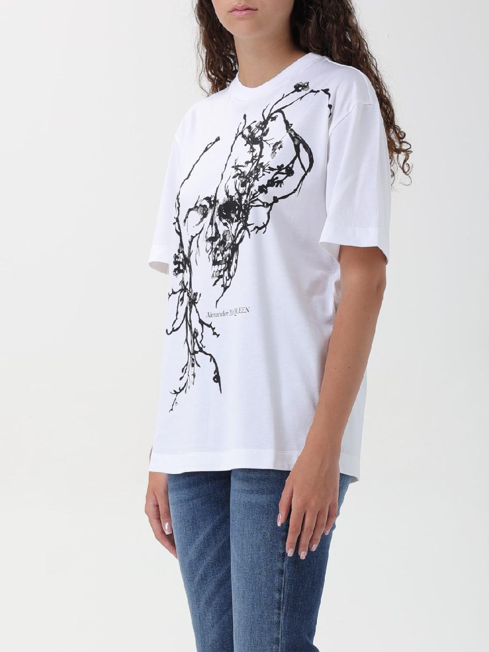 Giglio T-shirt Skull Alexander McQueen
