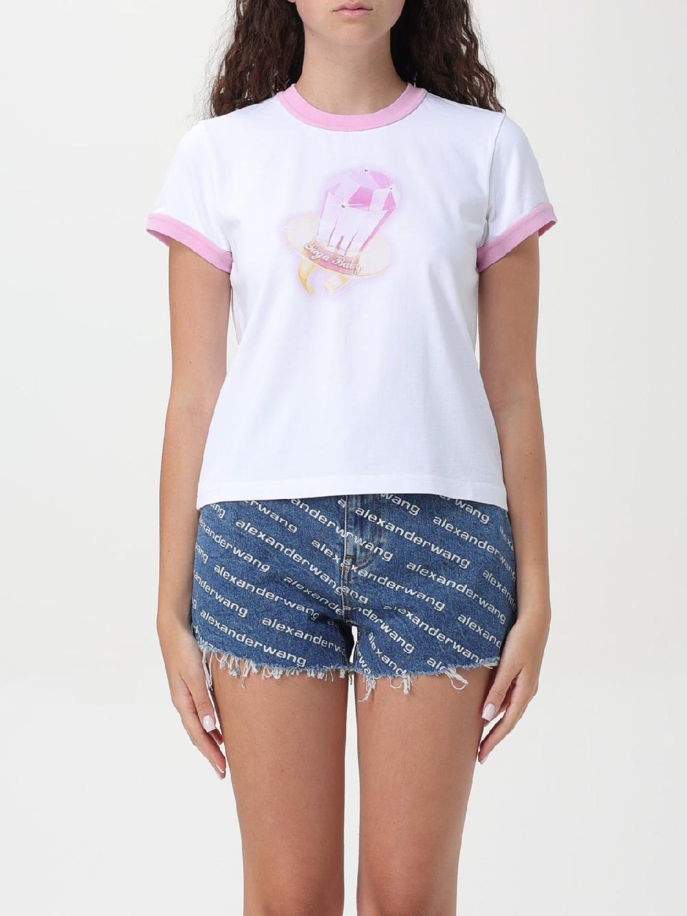 Giglio T-shirt stampata Alexander Wang
