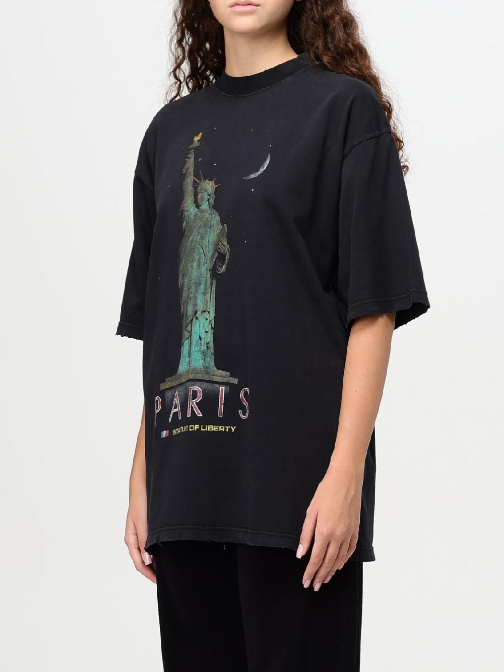 Giglio T-shirt Stampata Balenciaga