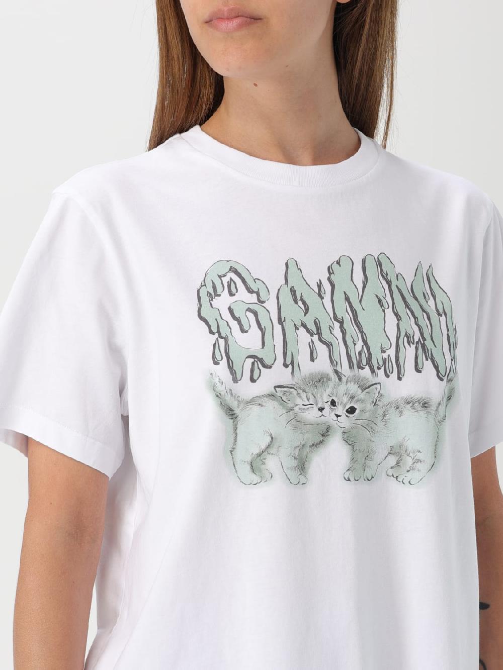 Giglio T-shirt Stampata Ganni