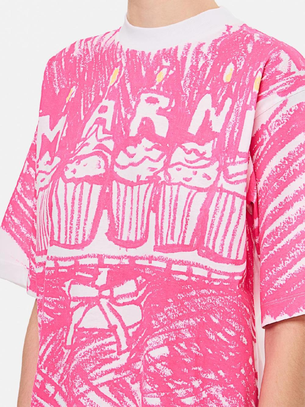Giglio T-shirt Stampata Marni