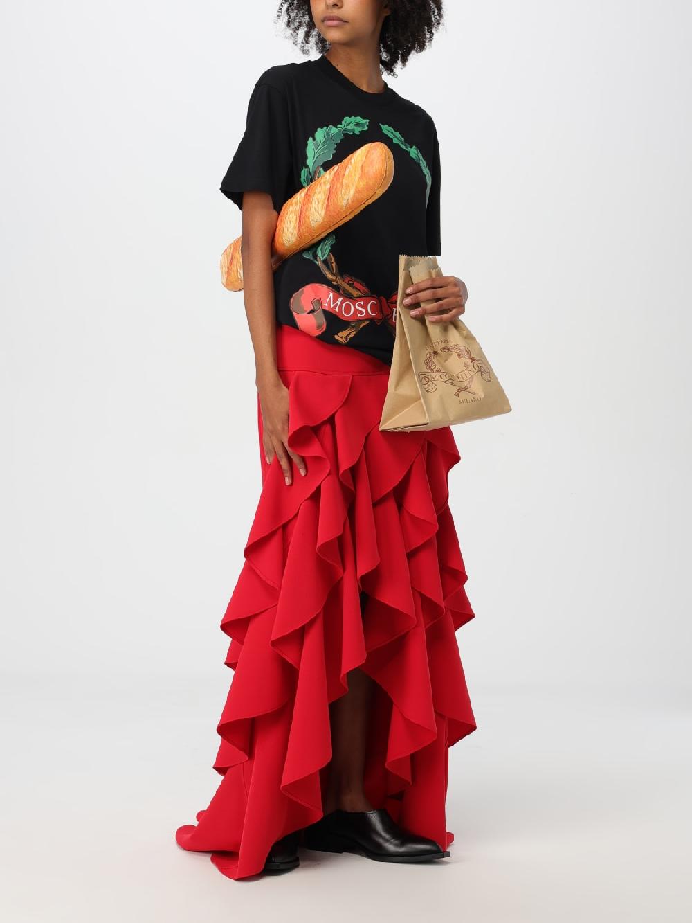 Giglio T-shirt Stampata Moschino Couture