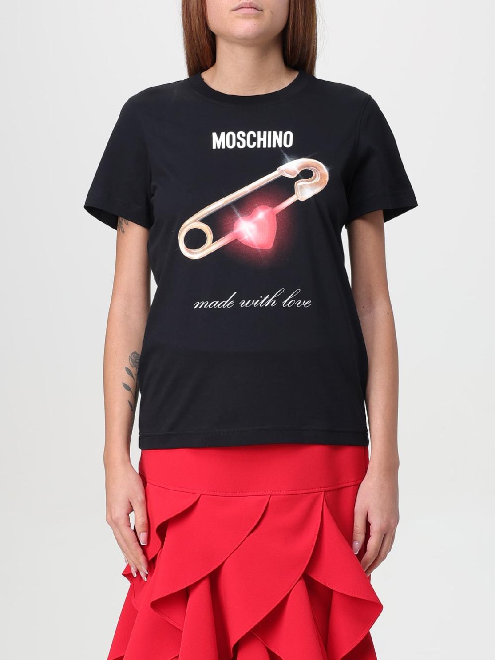 Giglio T-shirt stampata Moschino Couture