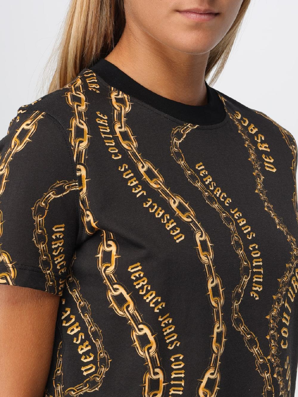 Giglio T-shirt Stampata Versace Jeans Couture