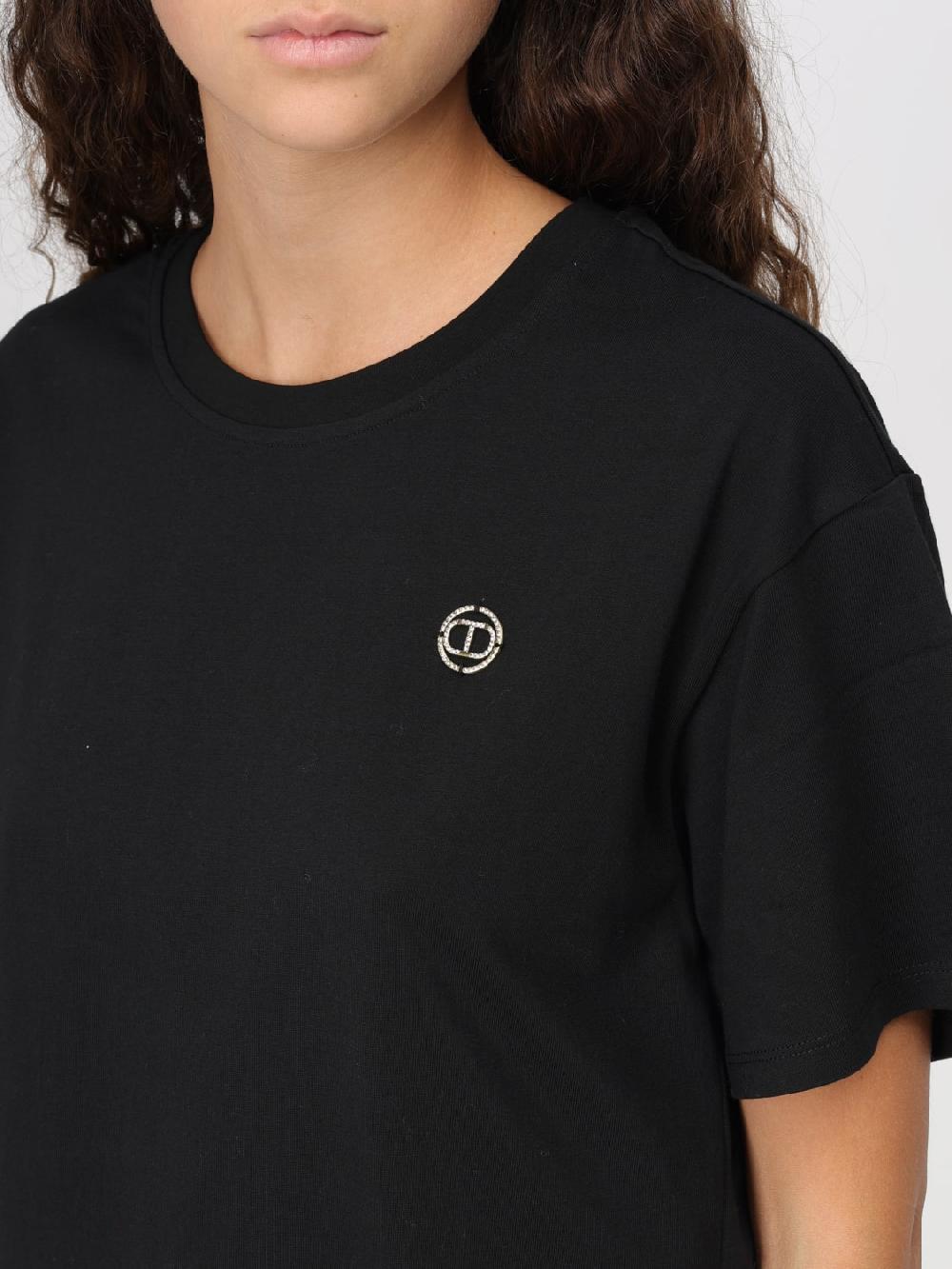 Giglio T-shirt Twinset In Cotone
